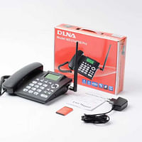 GSM fixed wireless phone DLNA ZT600G Pro dual sim card slot with FM Mp3 support multi language desktop phone for home