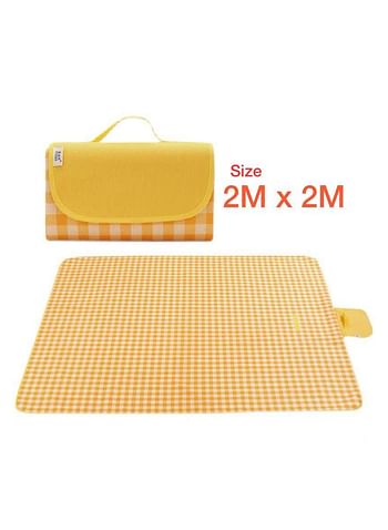 Oxford Cloth Outdoor Picnic Mat Foldable Backpack Design Moisture-proof Garden Lawn Mat Beach Mat Tent Mat Camping Supplies (2M x 2M)