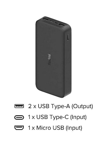 20000mAh High-Speed Charging Technology Powerbank 18 watt