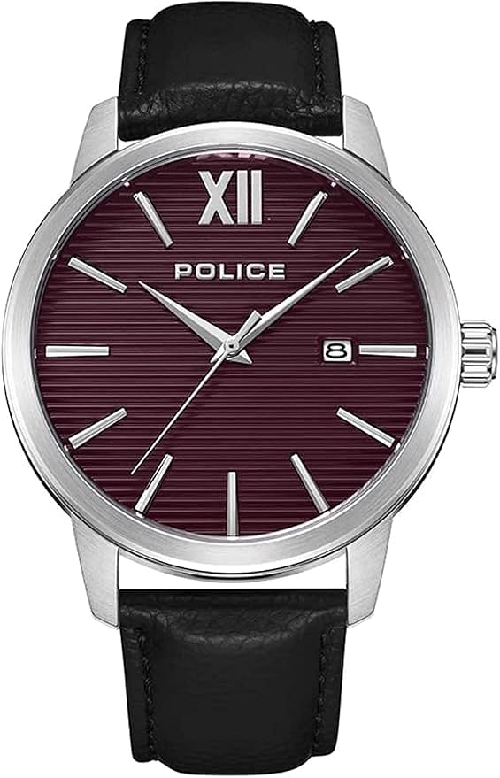 Police PEWJB2228401 Men's Watch - Black/Brown