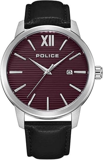 Police PEWJB2228401 Men's Watch - Black/Brown