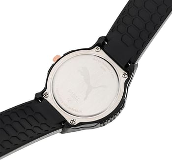 PUMA Reset V2 Women's Black Dial PU Leather Analog Watch - P1006