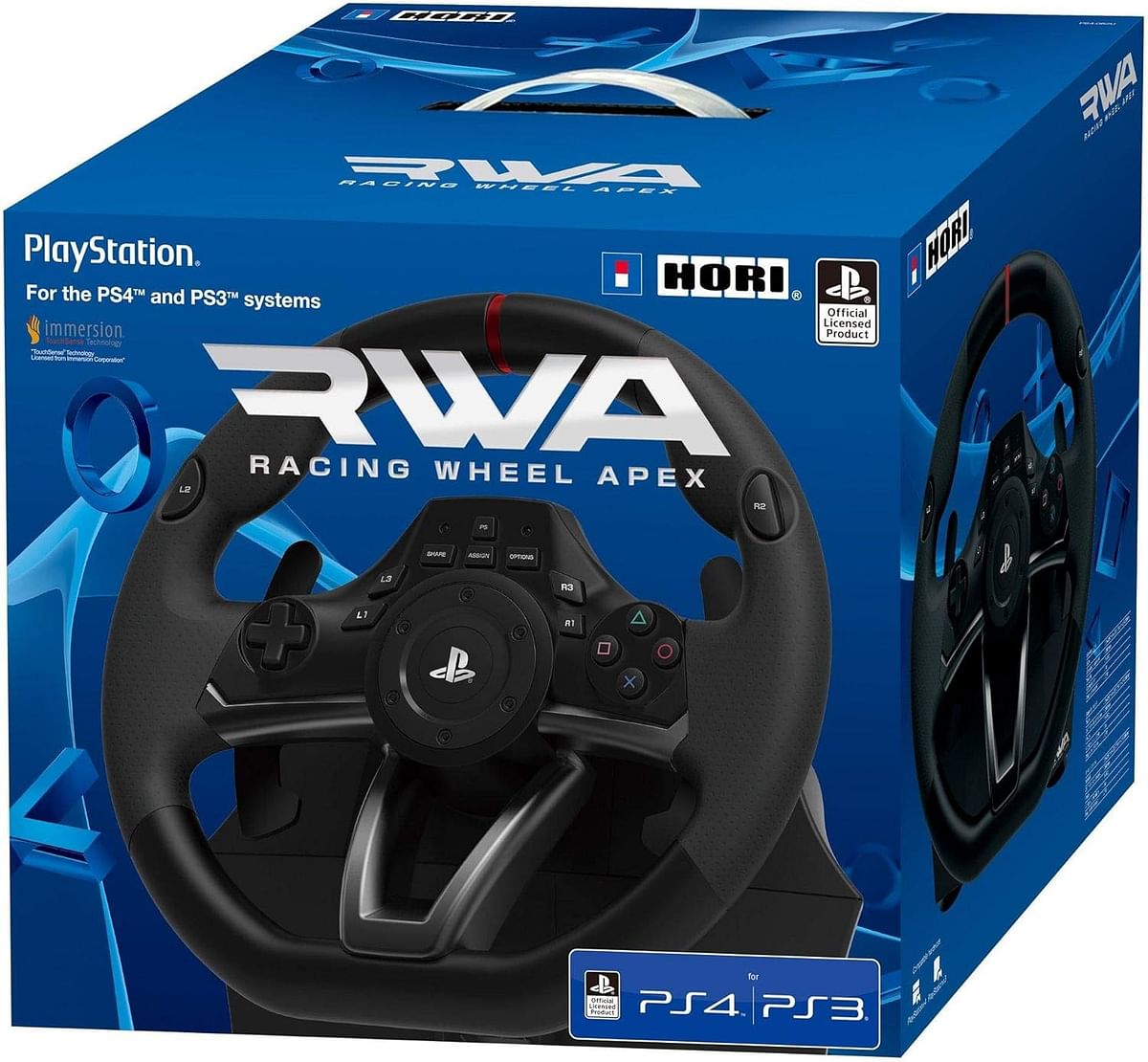 Hori Steering Wheel For PlayStation 4 - Black