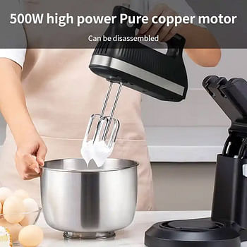 SOKANY SK-6663 Kitchen Mixer 500W High Power Pure Copper Motor Five-Step Speed Adjustment Capacity 4L