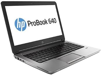 HP ProBook 640 G1 14 inches Laptop (Intel Core i5 4th Gen 16GB RAM 512GB HDD / Windows 10 Pro / HD Graphics, Wi fi, Webcam),  Black