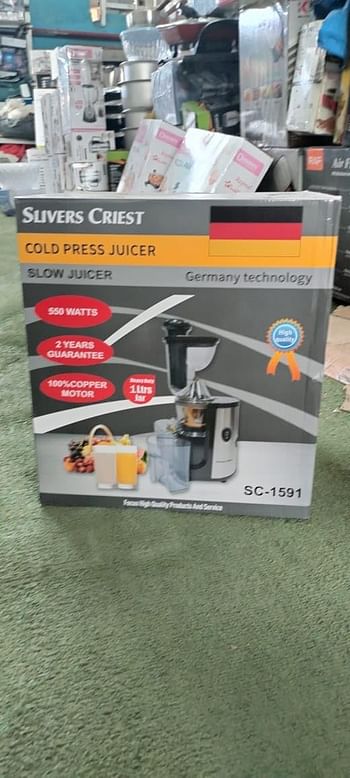 Silver Criest Slow Juicer cold Juicer, Slow Masticating Juicer,Cold Press Juicer Machine Easy to Clean, Higher Juicer Yield and Drier Pulp, Juice Extractor with Quiet Motor and Reverse Function 0