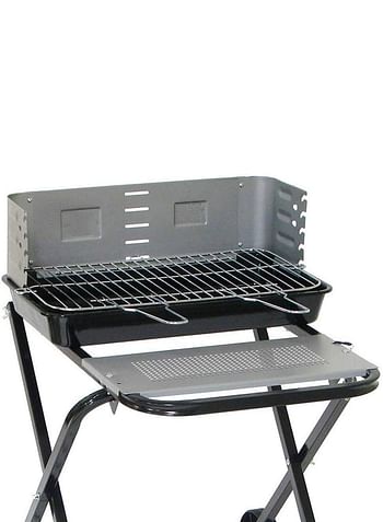 BBQ Grill Outdoor Grill, Barbecue Cooker Portable Home Outdoor Camping Picnics Grill Stainless Steel Mesh Non-Stick Tray