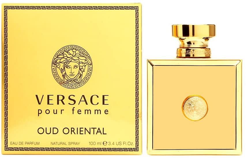 3.4 oz good - Eau De Parfum Spray Versace Pour Femme Oud Oriental Perfume By Versace