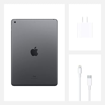 Apple iPad 8th Generation [10.2"] 32GB WiFi Grey A12 Bionic Chip [Latest 2020 Model]