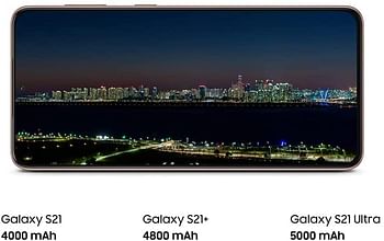 Samsung Galaxy S21 Dual SIM Smartphone, 128GB 8GB RAM 5G Phantom Gray
