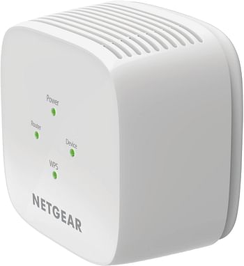 NETGEAR AC1200 802.11ac Dual Band WiFi Range Extender EX6110-100UKS BOOST YOUR EXISTING WIFI Boost the range of your WiFi network to every corner of your home for maximum WiFi performance - White.