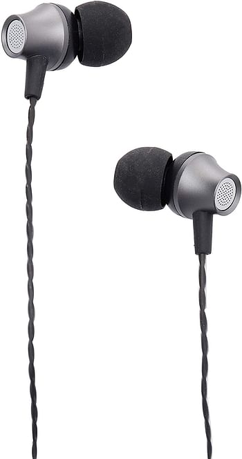 Devia Metal In-Ear Wired Earphone With Remote And Mic, Black - 6938595307584