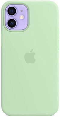 Apple Leather Case with MagSafe (for iPhone 12 mini) - Pistachio