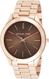 Michael Kors Women's Quartz Watch, Analog Display and Stainless Steel Strap MK3181 Rose Gold