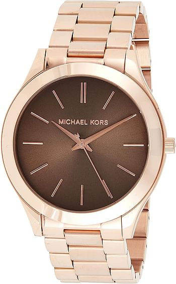 Michael Kors Women's Quartz Watch, Analog Display and Stainless Steel Strap MK3181 Rose Gold