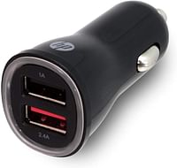Dual USB Car Charger HP046GBBLK0TW/One Size/Black
