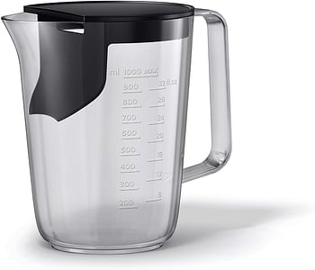 Philips HR1916/71 Vegetables and Fruits Juicer, Stainless Steel - Black - 1 Liters.