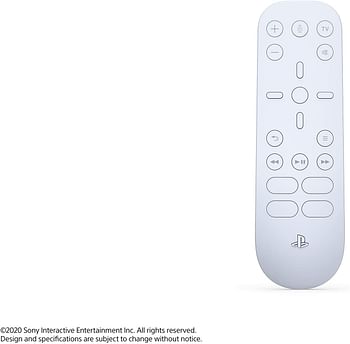 PlayStation 5 Media Remote/One Size/White