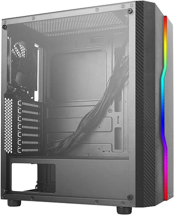 Antec NX230 RGB Medium Tower ATX Case with Glass Panel - Black