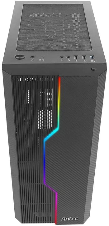 Antec NX230 RGB Medium Tower ATX Case with Glass Panel - Black