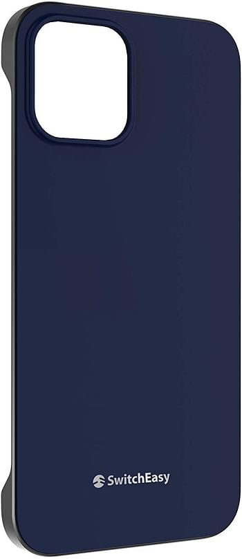 غطاء حماية بملمس لحمي لهاتف ايفون 12 برو ماكس ستار 2020 من سويتش ايزي، ازرق
