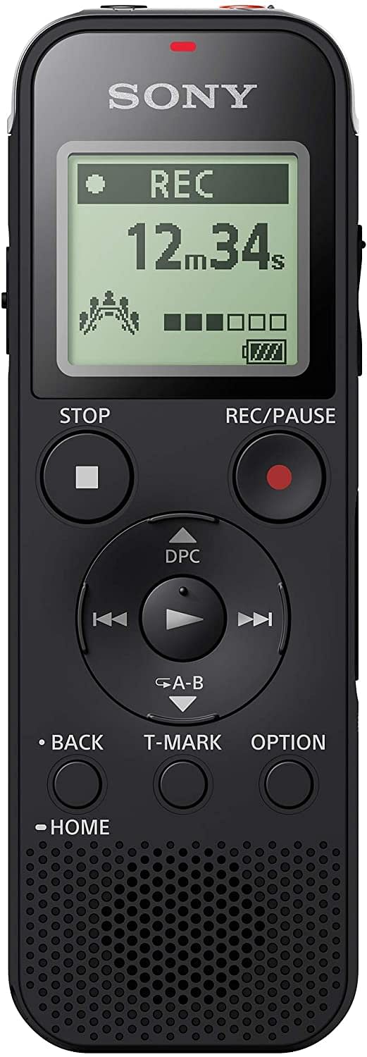 Sony Digital Voice Recorder with Built-in USB - Black, ICD-PX470, 558Q414