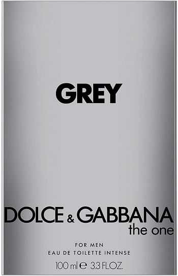 Dolce & Gabbana The One Grey Eau De Toilette Intense Spray For Men, 100 ml