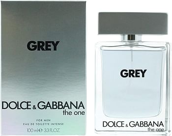 Dolce & Gabbana The One Grey Eau De Toilette Intense Spray For Men, 100 ml