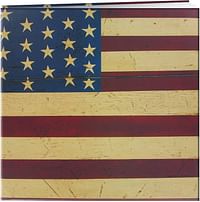 Pioneer MB10WK 12 Inch by 12 Inch Postbound Designer Cover Memory Book, Warren Kimble Flag - Multicolor