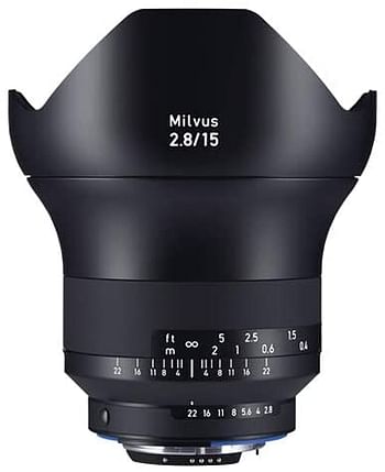 عدسة زايس ميلفوس 15 ملم 2.8 ZE لكاميرات كانون EF - اسود.