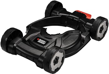 Black+Decker 3-in-1 Lawn Mower Deck Attachment for Strimmer , Black - CM100-XJ,