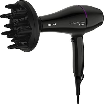 PHILIPS BHD274/03, Philips DryCare Pro Hairdryer - BHD274/03, Black,