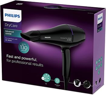 PHILIPS BHD274/03, Philips DryCare Pro Hairdryer - BHD274/03, Black,