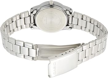 Casio Dress Analog Display Watch For Women, LTP-V001D-7BUDF Silver