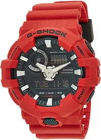 Casio G-Shock Men's Black Ana-Digi Dial Resin B and Watch - GA-700-4A