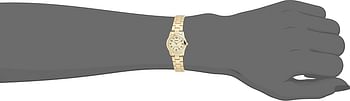 Casio Watch For Women Gold Dial Stainless Steel Band Dress - LTP-V001G-9B