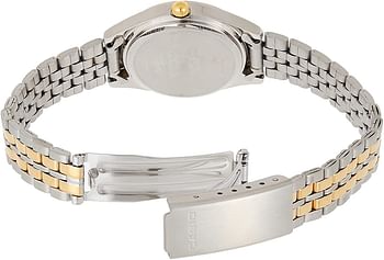 Casio Watch For Women Quartz, Analog Display and Stainless Steel Strap LTP-1129G-7B/Gold/One Size