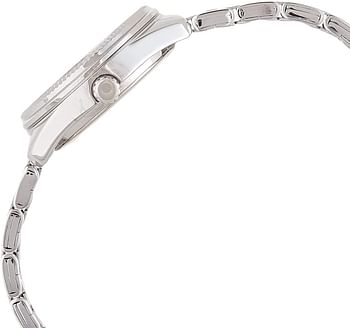 Casio Women's White Dial Stainless Steel Band Watch - LTP-1302D-7B/Silver/One size