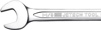 Jetech - Combination Wrench 1-1/8 Inch - Jet-com-1-1/8 - Silver - 33.4 x 5.8 x 0.8 Cm.