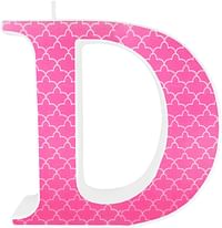 Unique Candle Letters Candle D Model Hpwi - Pink