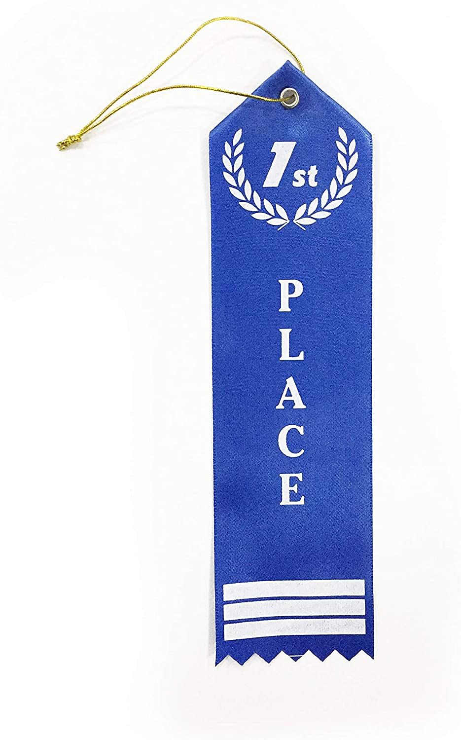 DAWSON SPORTS Place Ribbons (Set of 10) 1st Place (315011) - Multicolour, Small/Blue/10 Pcs