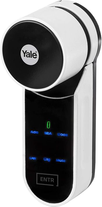 Yale 2724678526119 ENTR Smart Door Lock Bluetooth Remote Control White W 30.6 x H 22.0 x L 6.6 cm