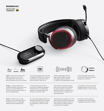 Steelseries Arctis Pro with GameDAC for Hi-Res gaming audio system (PS4)