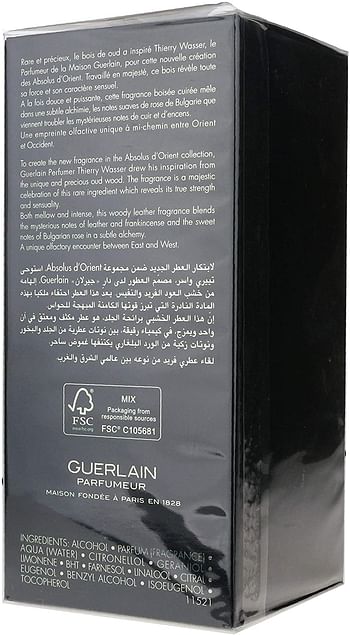 Les Aboslus d`Orient Oud Essentiel by Guerlain - perfume for men & - perfumes for women - Eau de Parfum, 125ml/Black