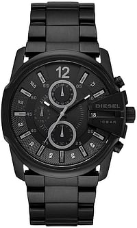 Diesel Men's Master Chief Stainless Steel Quartz Watch/Black/46 mm