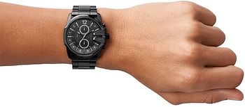 Diesel Men's Master Chief Stainless Steel Quartz Watch/Black/46 mm