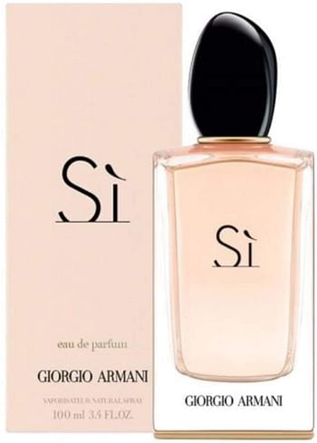 Giorgio Armani Si - Perfume for Women, 100 ml - Eau de Parfum/Pink
