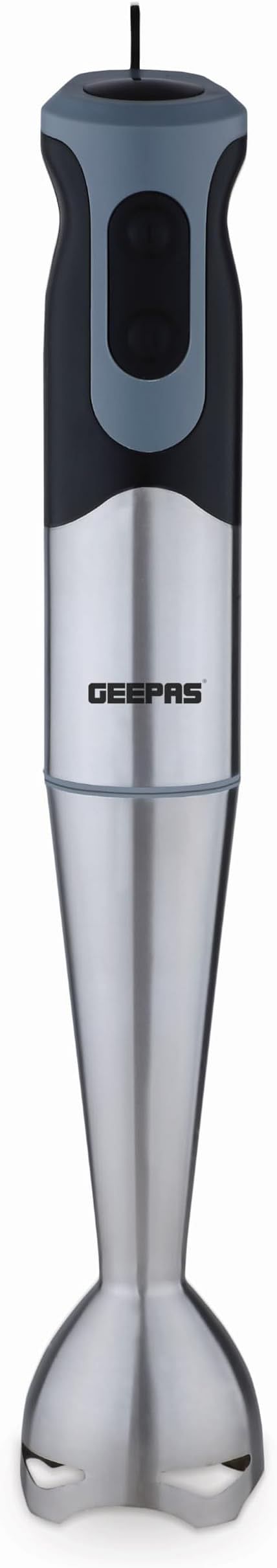 Geepas 700W Stainless Steel Hand Blender - 2 Speed Powerful Motor with Stainless Steel Blade & Removable Stick Ideal for Smoothies Shakes Baby Food & Fruits GHB5468