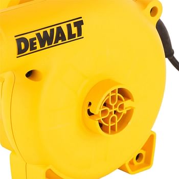 Dewalt, 800W Variable Speed electric Blower 16000RPM, Blow and Suction with Collection Bag for Car, Home, Garden, outdoor, Yellow/Black, DWB800-B5,