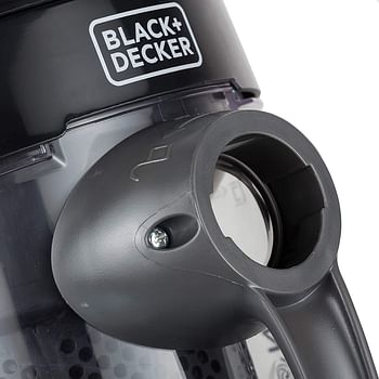 Black+Decker Multi-Cyclonic Bagless Corded Canister Vacuum Cleaner with 6 Stage Filtration 1480 W Max Power 1.8 L 18 kPa Suction Power VM1480-B5Black/One Size - Black